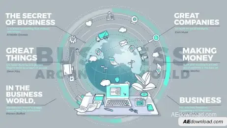 Business Worldwide Freebies template preview