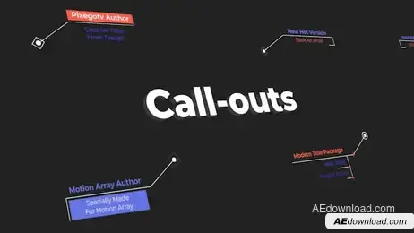 Call-outs Freebies template preview