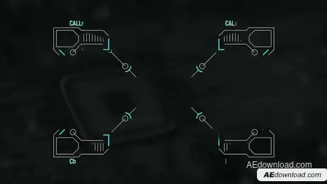 Callouts Hi-tech Elements Freebies template preview