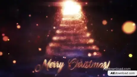 Christmas Greetings Logo Reveals Freebies template preview