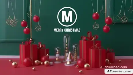 Christmas Logo Opener Freebies template preview