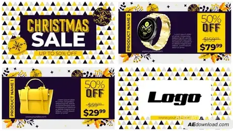 Christmas Sale Freebies template preview