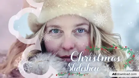 Christmas Slideshow Freebies template preview