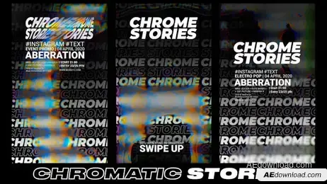 Chromatic Stories Freebies template preview