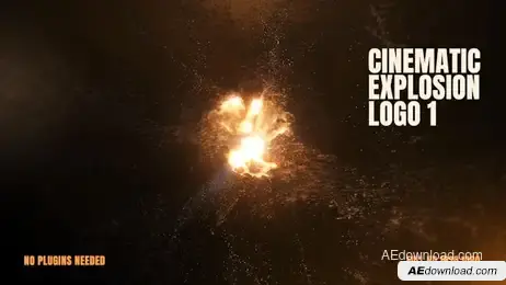 Cinematic Explosion Logo Freebies template preview