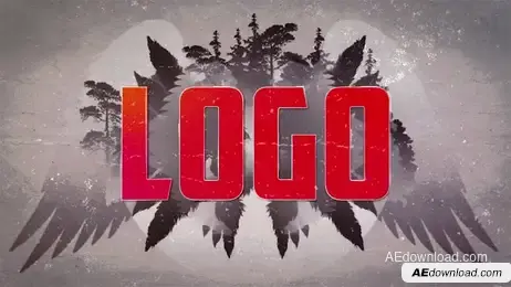 Cinematic Grunge Logo Freebies template preview