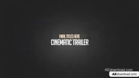 Cinematic Trail In 4K Freebies template preview