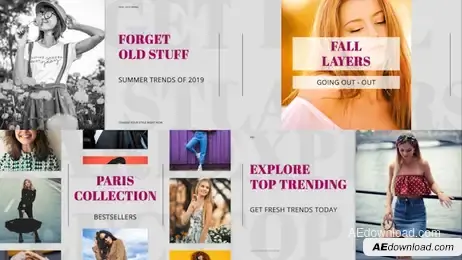 Clean Fashion Promo Freebies template preview