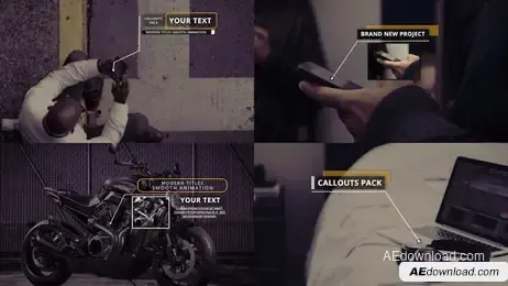 Clean Minimal Callouts Freebies template preview