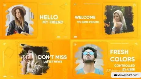 Clean Modern Promo Freebies template preview