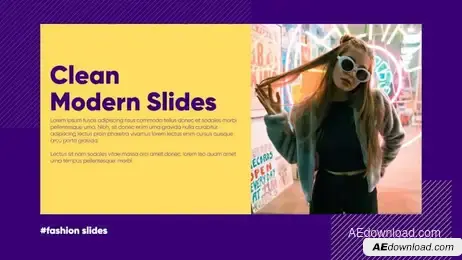 Clean Modern Slides Freebies template preview