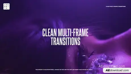 Clean Multi-Frame Transitions Freebies template preview