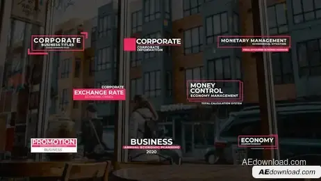 Clean Titles Corporate Freebies template preview