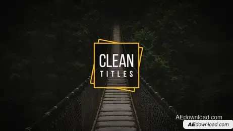 Clean Titles Freebies template preview