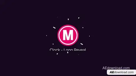 Clock - Logo Reveal Freebies template preview