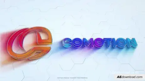 Colorful Glass Logo Freebies template preview