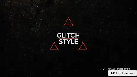 Colorful Glitch Titles Freebies template preview