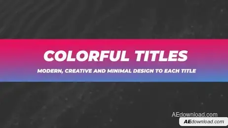 Colorful Titles Freebies template preview