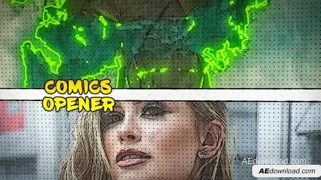 Comics Opener Freebies template preview
