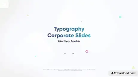 Corporate Design Slides Freebies template preview