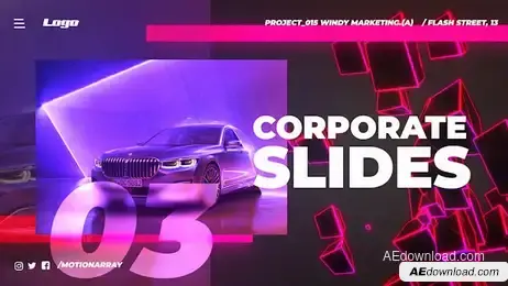 Corporate Title Slides Freebies template preview
