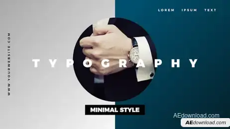 Creative Minimal Typography Freebies template preview