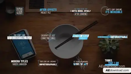 Creative Titles 4k Freebies template preview