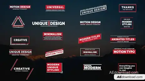 Creative Typo III Freebies template preview