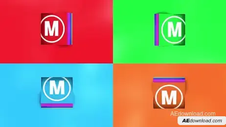 Cubes Logo Reveal Freebies template preview