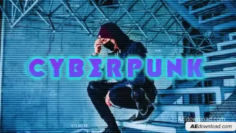 Cyberpunk Intro Freebies template preview