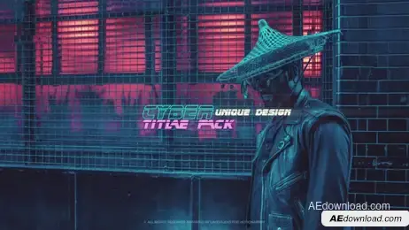 Cyberpunk Title Pack Freebies template preview