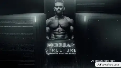 Dark Room Sports Cinematic Titles Freebies template preview