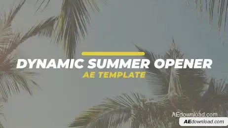 Dynamic Summer Opener Freebies template preview