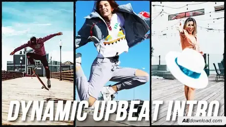 Dynamic Upbeat Intro Freebies template preview