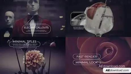 Elegant Callout Titles 4k Freebies template preview