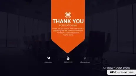 Elegant Corporate Intro & Titles Freebies template preview