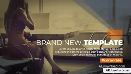 Elegant Corporate Slideshow 4K Freebies template preview