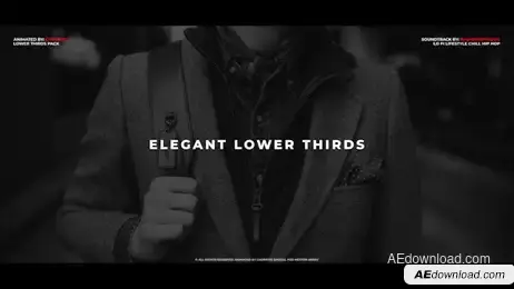 Elegant Lower Thirds Freebies template preview