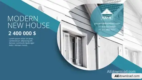 Elegant Real Estate Promo Freebies template preview