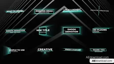 Elegant Title 4K Freebies template preview