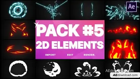 Elements Pack 05 Freebies template preview