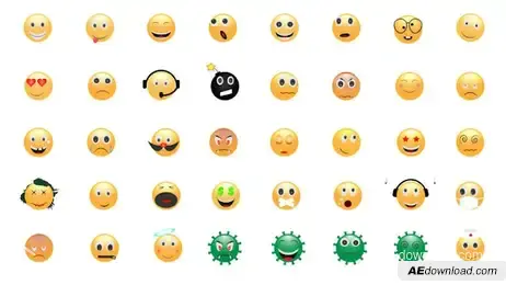 Emoticons Pack Freebies template preview