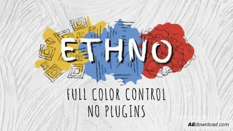 Ethno Titles Freebies template preview