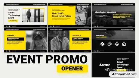 Event Promo Opener Freebies template preview