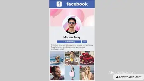 Facebook Promo Vertical Freebies template preview
