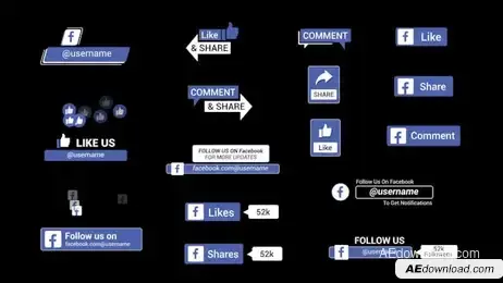 Facebook Titles Freebies template preview