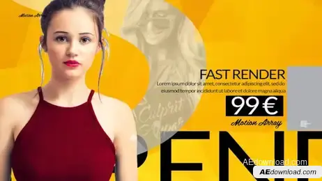 Fashion Market Promo Freebies template preview