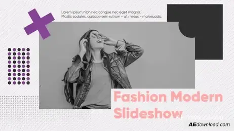 Fashion Modern Slideshow Freebies template preview