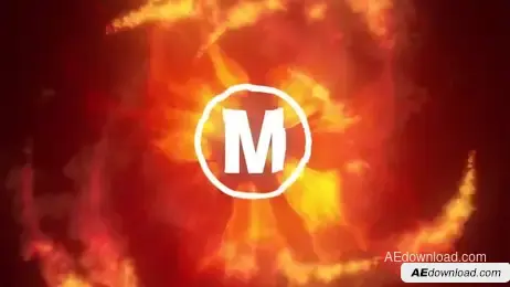 Fire Logo Reveal Freebies template preview