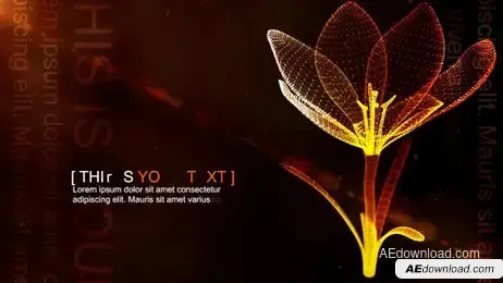 Fluid Flower Freebies template preview